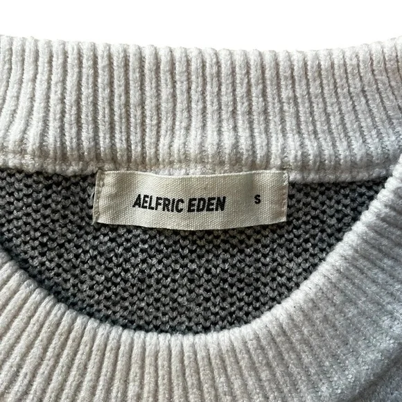 Aelfric Eden Dinosaur Cartoon Pattern Knit Sweater Men’s Small - Picture 3 of 6